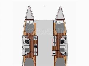 CRAZY DIAMOND Fountaine Pajot Astrea 42