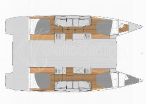 Olympia Athena Fountaine Pajot New 45