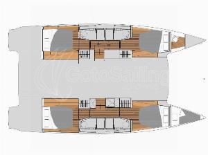 SUMMER FLOW Fountaine Pajot Elba 45