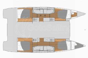Cerulean Fountaine Pajot Elba 45