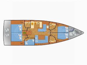 Alboran Moscatel (Radazul) Oceanis 51.1