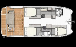Blue Champagne Fountaine Pajot MY4.S