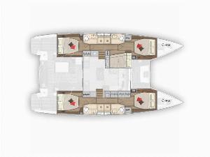 PRINCESS KISS Lagoon 50