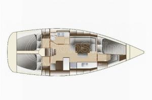 China girl Dufour 375 GL