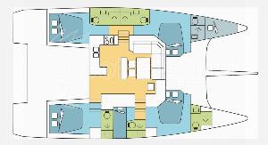 My Blue Heaven Dufour 48 Catamaran