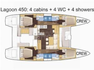 IRIS IV Lagoon 450 F